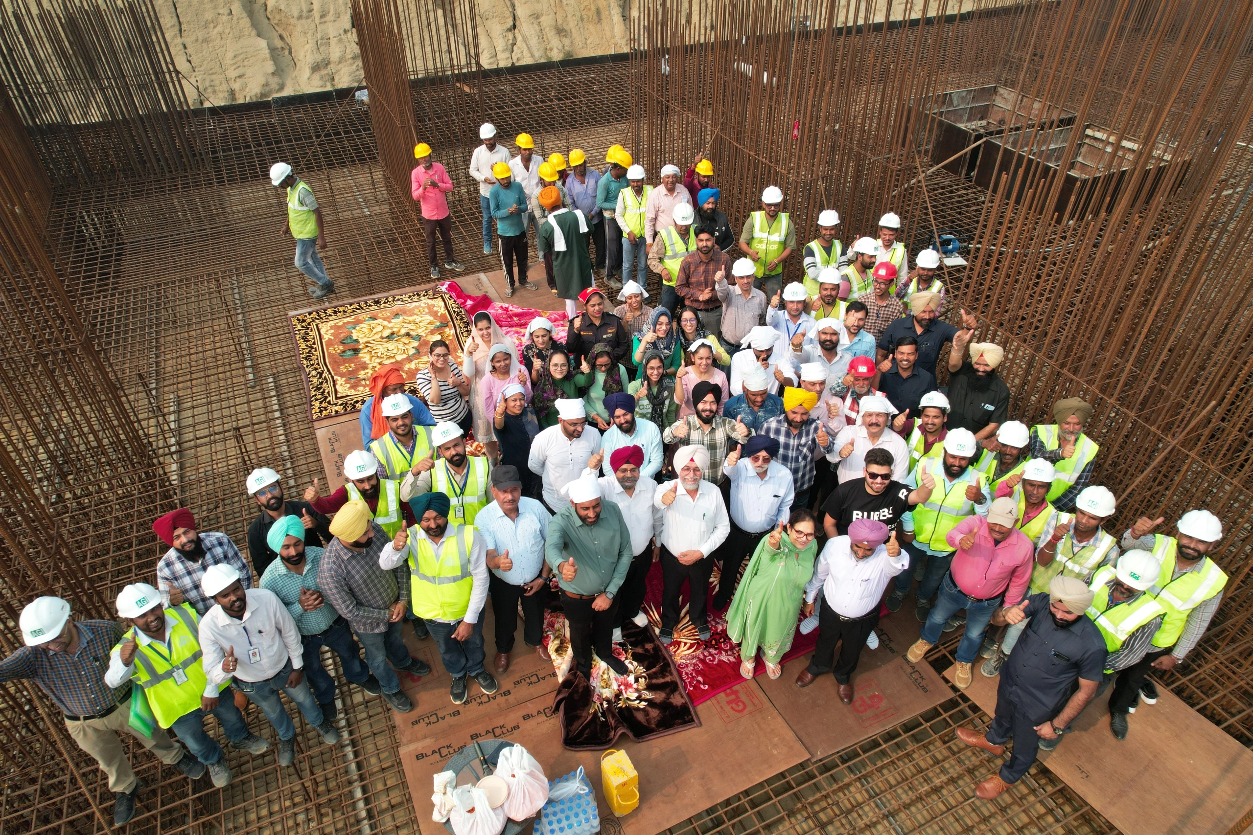 All Staf and Principal Management During the Inauguration Of Smart home-2 