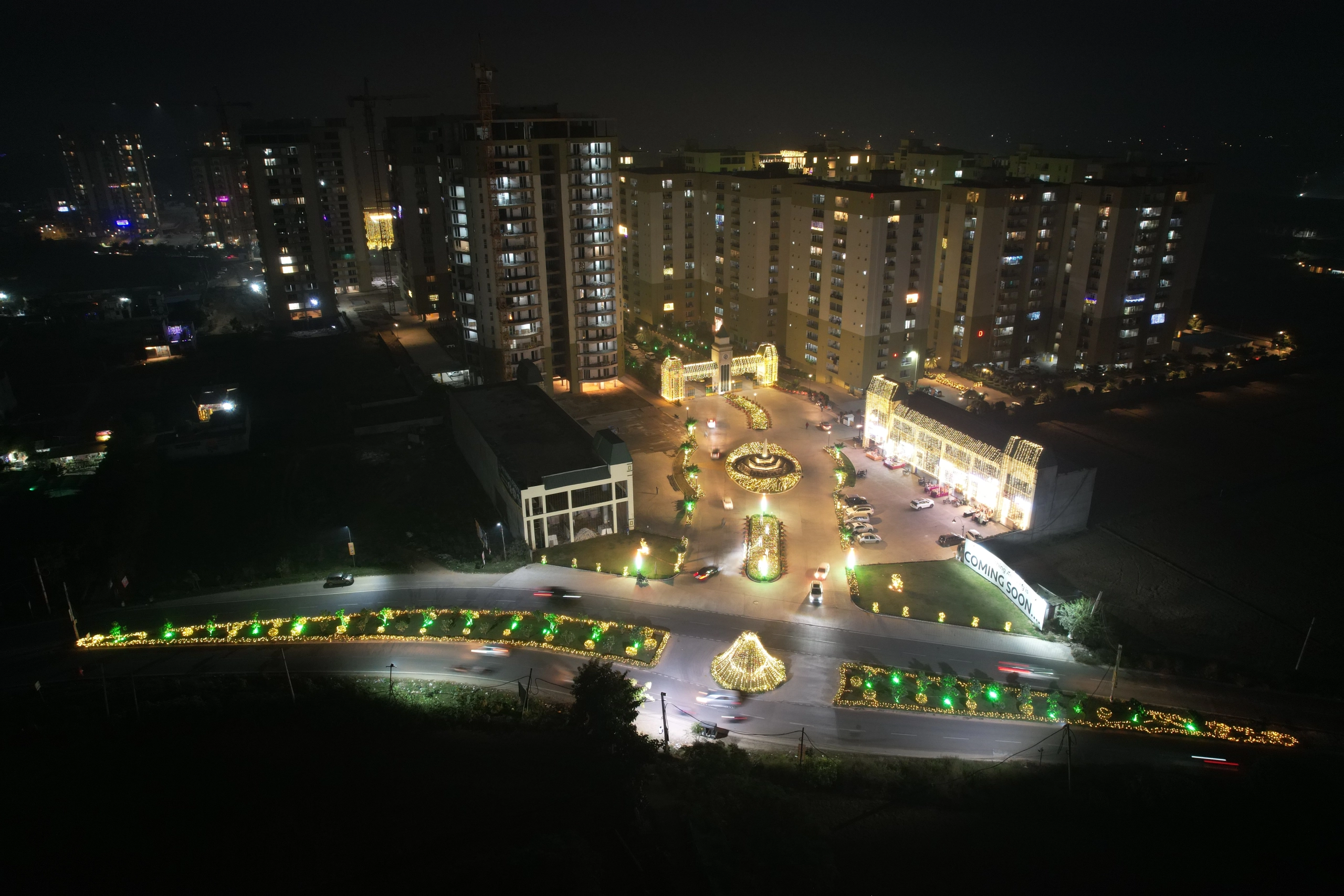 Diwali Liting and Amazing View Of Jalandhar Heights-2
