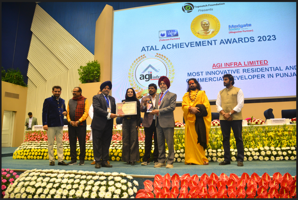 AGI Infra was honored with the Attal Achievement Award