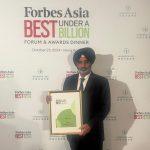 AGI Infra Limited has once again secured a spot on Forbes Asia's prestigious