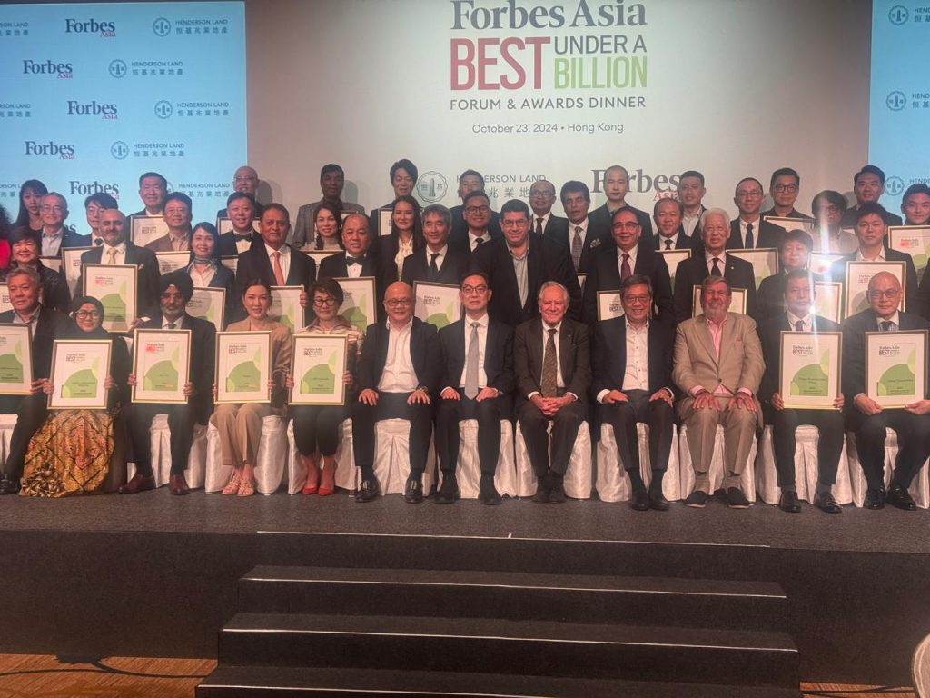 AGI Infra Limited has once again secured a spot on Forbes Asia's prestigious